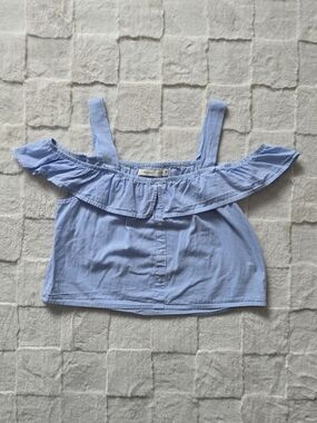 Bluenotes Blue and White Striped Summer Top